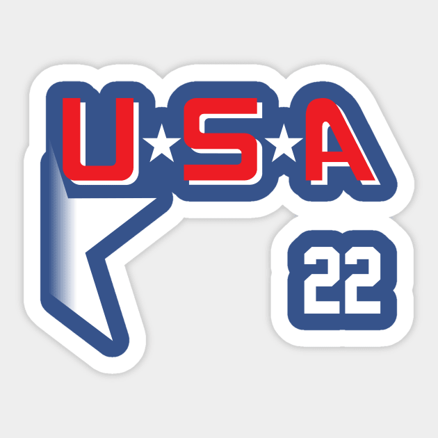 Team USA -  Luis Mendoza Sticker by 4check